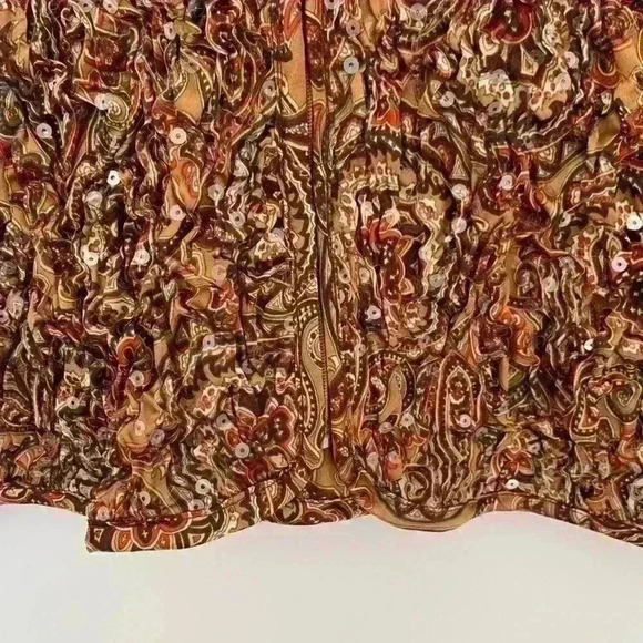 MSK Dressy Jacket, Medium, with sequins, zips up front - Picture 7 of 8